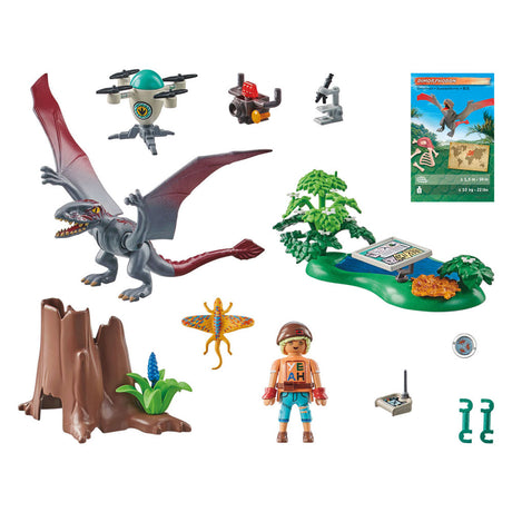 Playmobil Dinos Post obserwacyjny dla Dimorphodon 71525