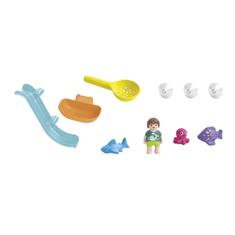 Playmobil junior do wędkowania w wodzie ze zwierzętami morskimi - 71689