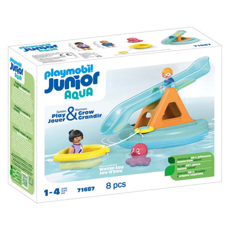Playmobil juniorska wyspa do pływania ze zjeżdżalnią - 71687