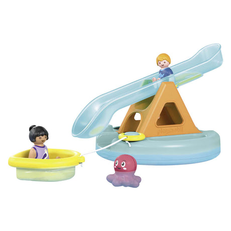 Playmobil juniorska wyspa do pływania ze zjeżdżalnią - 71687
