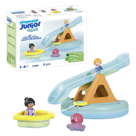 Playmobil juniorska wyspa do pływania ze zjeżdżalnią - 71687