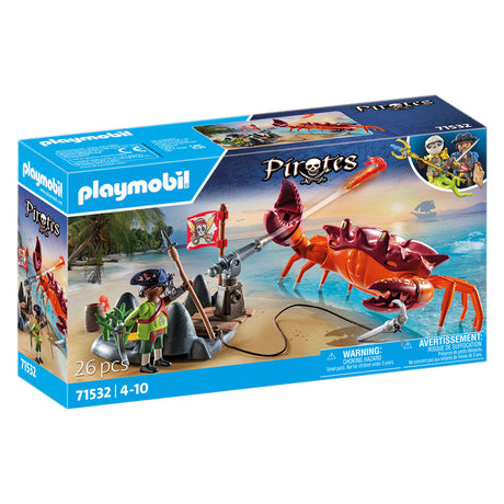 Walka piratów Playmobil z gigantycznym krabem - 71532