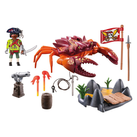 Walka piratów Playmobil z gigantycznym krabem - 71532