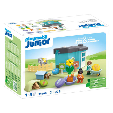 Playmobil 71690 Mały pensjonat dla zwierząt z automatycznym podajnikiem