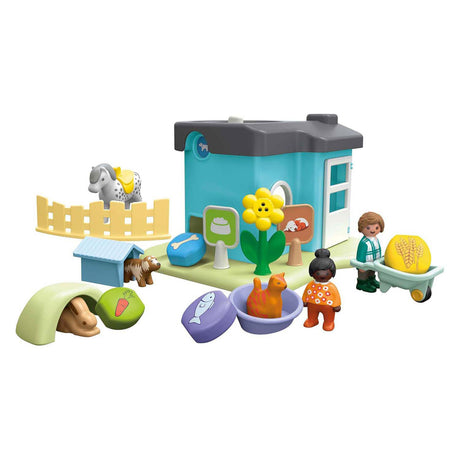 Playmobil 71690 Mały pensjonat dla zwierząt z automatycznym podajnikiem