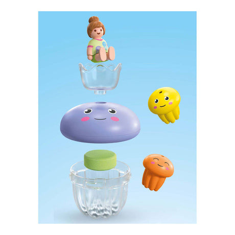 Playmobil junior tinti rodzina kolorowych meduz - 71439
