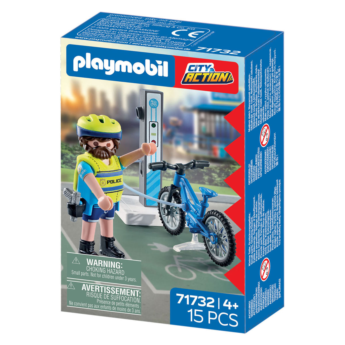 Playmobil Action Heros Policyjny patrol rowerowy 71732