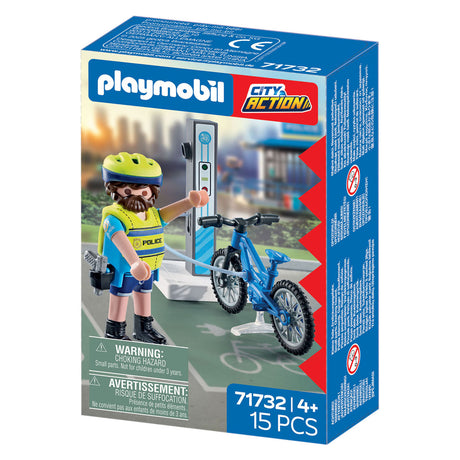 Playmobil Action Heros Policyjny patrol rowerowy 71732