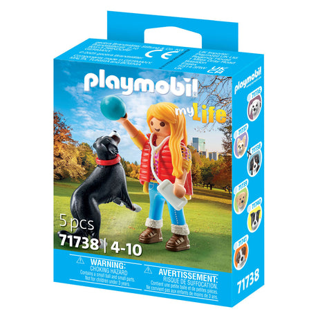 Playmobil 71738 kobieta z psem pasterskim