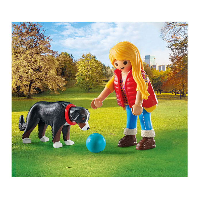 Playmobil 71738 kobieta z psem pasterskim