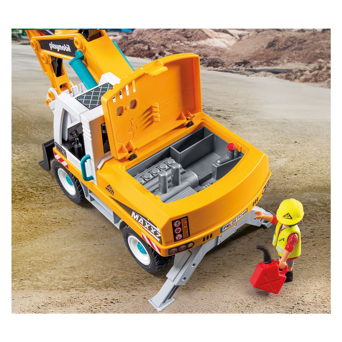 Playmobil Action Heroes duża koparka 71749