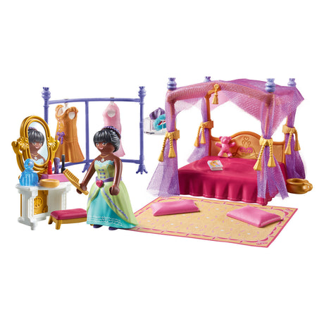 Playmobil magiczna sypialnia księżniczki z garderobą - 71847