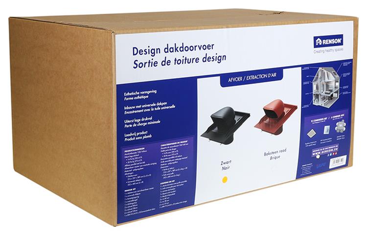 Renson 1048751 - wzór frontu drzwi dachowych (czarny) | 1 szt