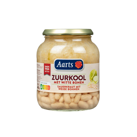 Aarts szklanka z białej fasoli i kiszonej kapusty (6x 720ml)