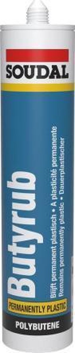 Soudal butyrub | butylenowy uszczelniacz do spoin | 310 ml | szary - 102570