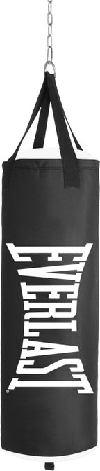 Płótno Everlast Core Blk 11x30 z karabinkiem, czarne, 76x28cm