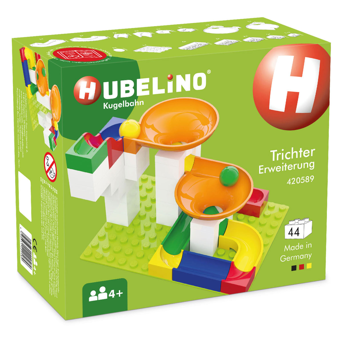 Hubelino Knikkerbaan Expansion Setnel, 44dlg.