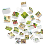 Puzzle klockowe Hubelino Świat dinozaurów - 35 elementów.