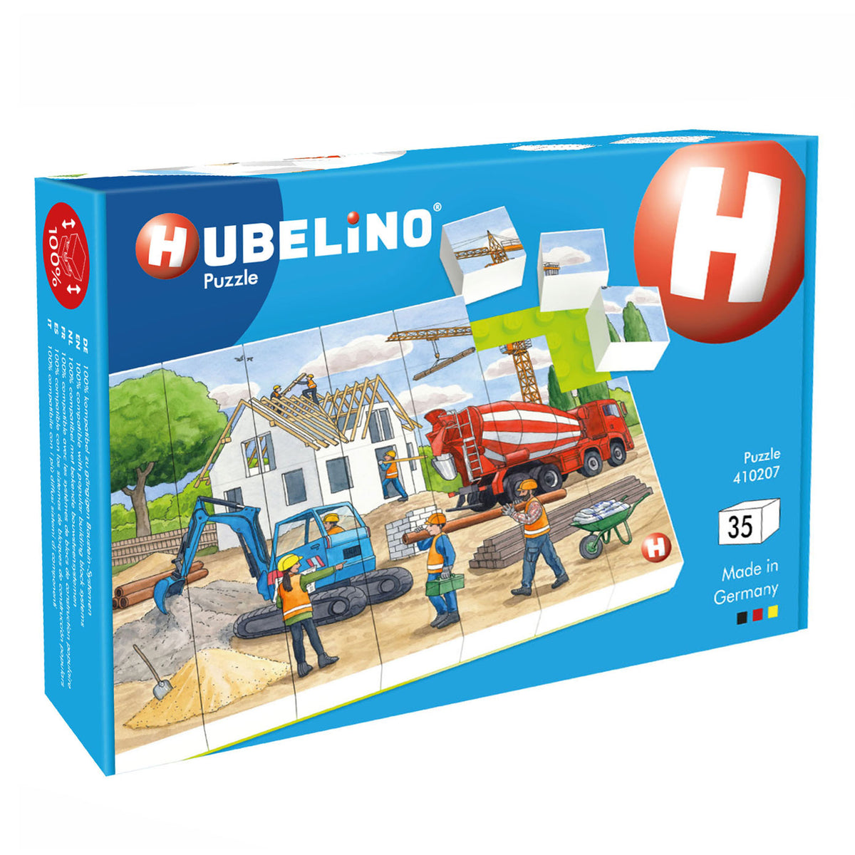 Hubelino Block Puzzle na placu budowy, 35st.