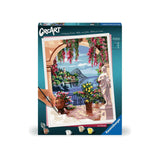 Zestaw farb Ravensburger według numerów - pakiet artystyczny Lago Maggiore.