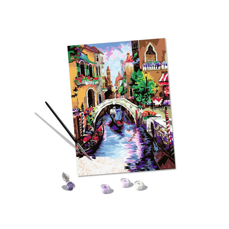 Zestaw farb Ravensburger według numerów - weneckie płótno artystyczne dla dorosłych.