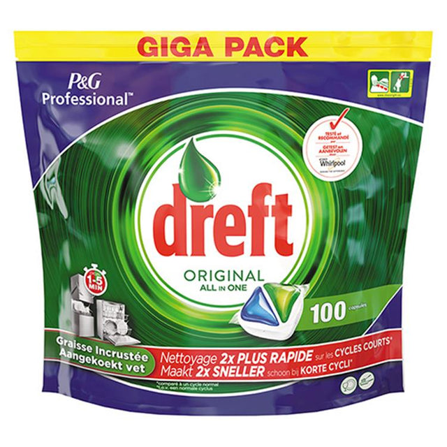 Dreft 1052736 - vaatwastabl.original all-in-1 100 zakładek | 1 szt