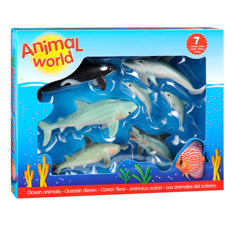 Johntoy Ocean Dieren Prezent, 7st.