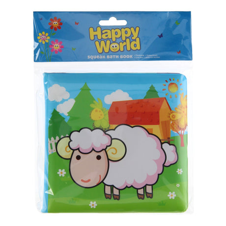 Johntoy John Toy Happy World Książeczka do kąpieli Farma