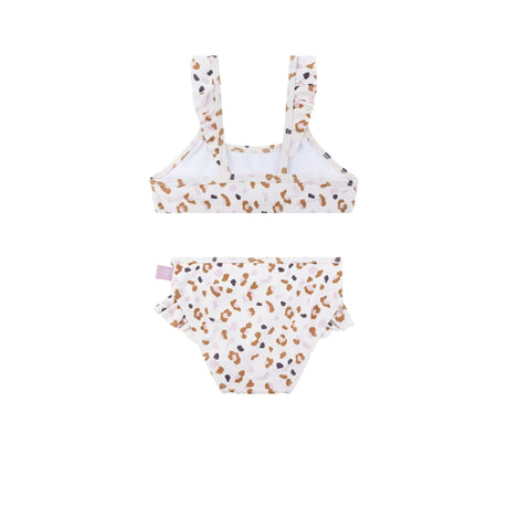 Lampart | Dziewczęce bikini UV w kolorze khaki