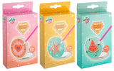 Moxy diamond paintinging spiegel ø8cm 3 assorti