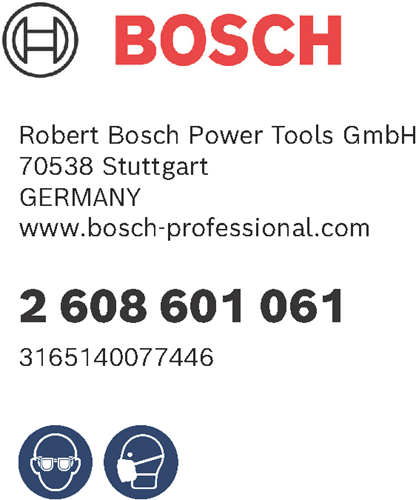 Bosch accessoires schuurplateau 125mm hard - 2608601061