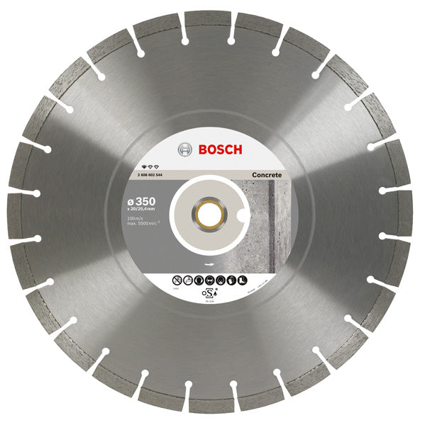 Bosch diamantschild 350x25,4 segmental beton