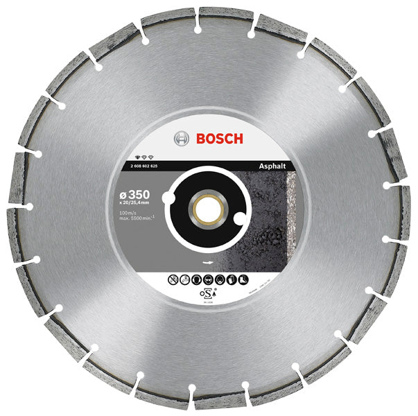 Bosch diamantschild 350x25,4 gesegmenteerd asfalt