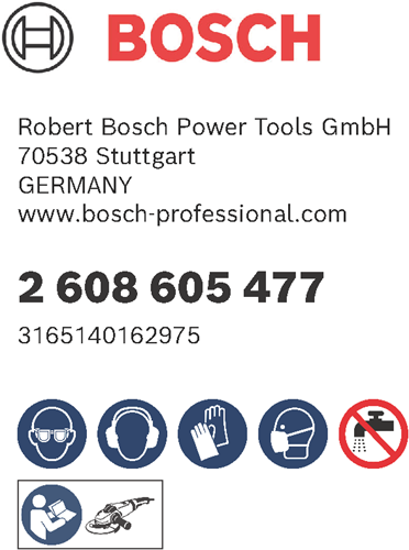 Fibrowa tarcza szlifierska Bosch akcesoria 125 r444, expert for metal, 80 - 2608605477