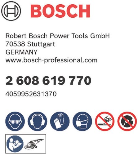 Tarcza do cięcia akcesoriów Bosch standardowa metalowa 230x1,9x22,23 - 2608619770
