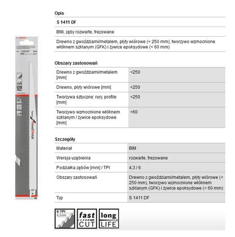 Bosch perziken s s1411df 2szt.