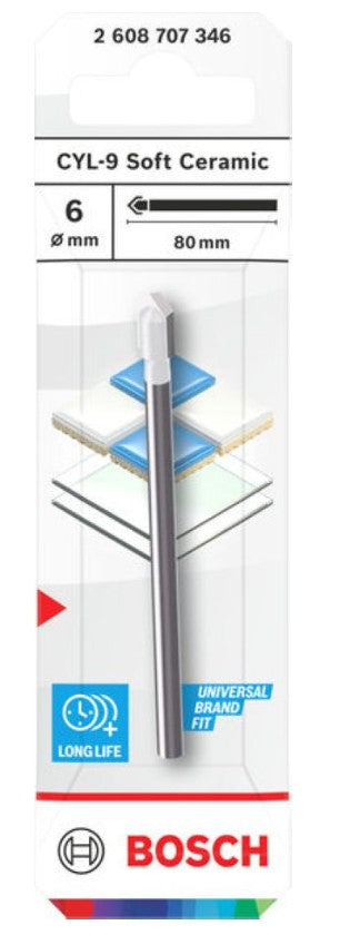 Bosch boor cyl-9 keramische producten 6x80