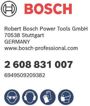 Bosch accessoires sds-plus-3 boor | 6x50x110 mm - 2608831007