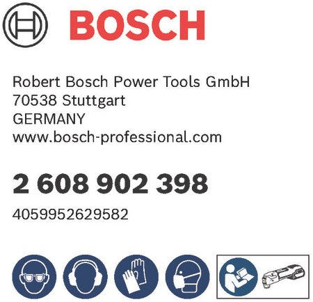 Akcesoria Bosch starlock aiz 32 apib bim, drewno+metal, curved-tec 32 x 50 - opakowanie 10 sztuk + expert aiz 32 apilt - 2608902398