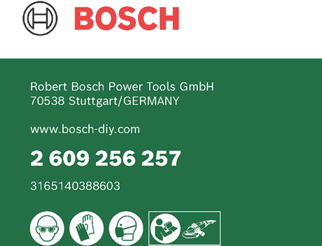 Akcesoria Bosch Tarcza szlifierska Bosch do szlifierek kątowych - system mocowania - 125 mm - m14