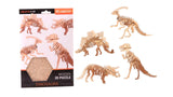 Drewniane puzzle 3D z dinozaurami firmy Johntoy John