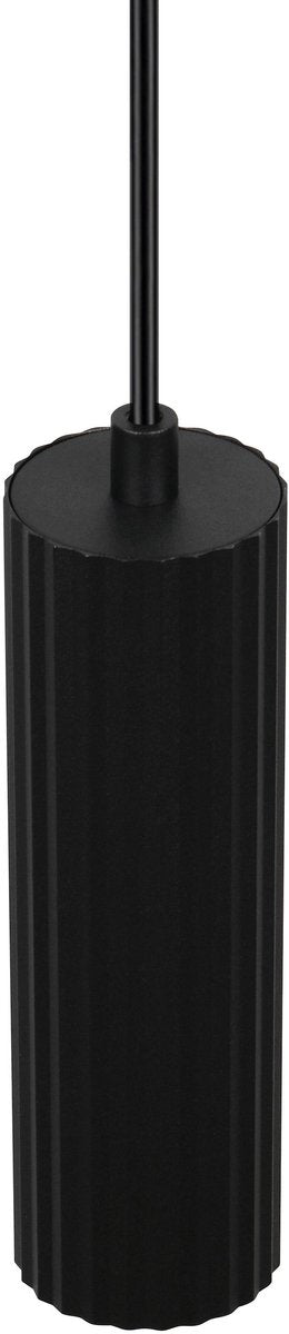 Trio soka - lampa wisząca - czarny mat - wył. 1x gu10 5 w - regulacja wysokości