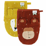 Trixie Washcloths Mr. Lion i Mr. Monkey, 2.
