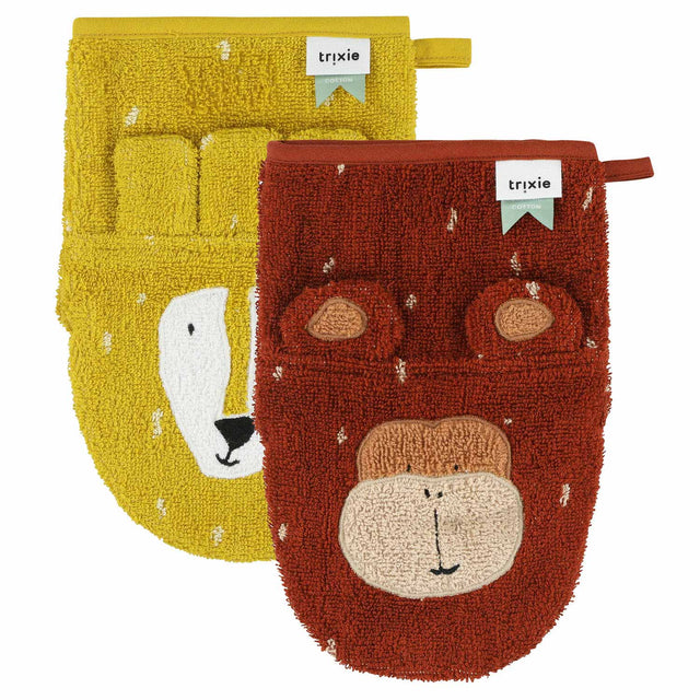 Trixie Washcloths Mr. Lion i Mr. Monkey, 2.