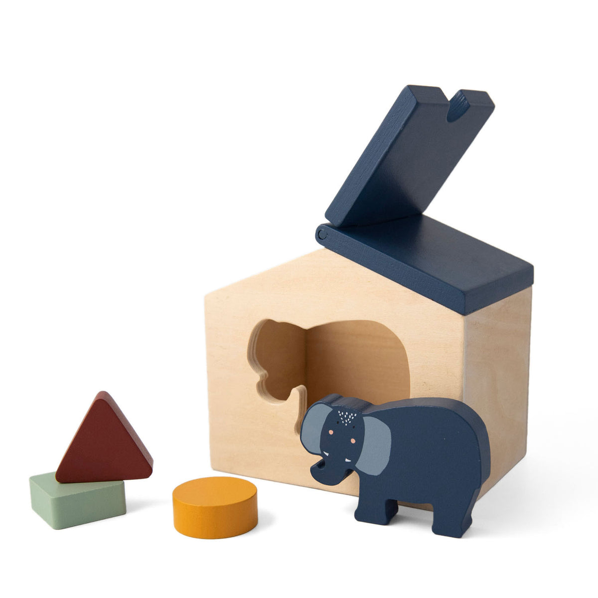 Trixie Wooden House z blokami Pani Elephant