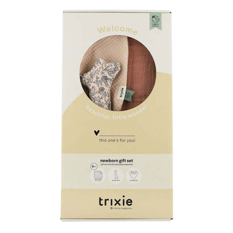 Pudełko upominkowe dla noworodka Trixie m - urocze listki