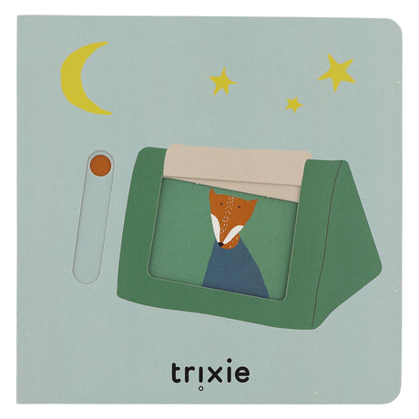 Śliniak Trixie - mr. lew - miękka tkanina frotte - 100% bawełna organiczna - zapinana na zatrzaski - kolor żółty