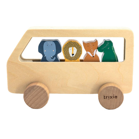 Drewniany autobus dla zwierząt Trixie, 5 sztuk.