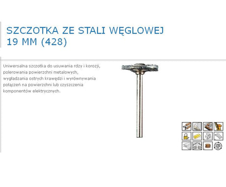 Dremel staalborstel 19mm
