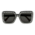 Okulary imprezowe Boland w kolorze bling bling czarne